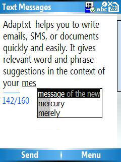 Adaptxt 2 2 упрощенный ввод текста на Windows Mobile