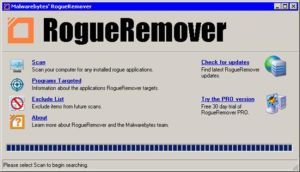 RogueRemover 1 24 поиск и удаление вредителей