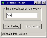 MemTest 3 6 проверка памяти