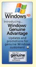 Сервера Windows Genuine Advantage дали сбой