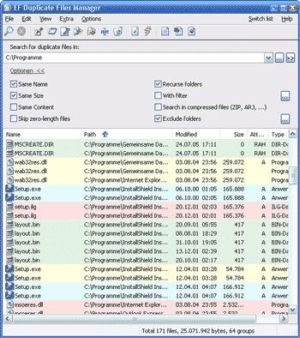 EF Duplicate Files Manager 4 20 поиск копий файлов
