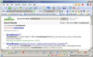 GreenBrowser 3 9 0402 альтернативный браузер
