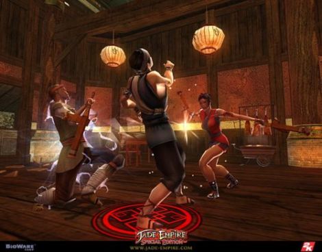 Несколько скринов кунг фу RPG Jade Empire Special Edition