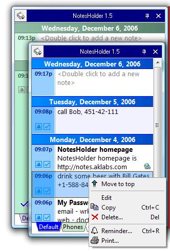 NotesHolder 1 51 95 хранитель заметок и напоминальщик