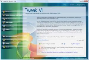 TweakVI 1 0 1045 твикер для Vista