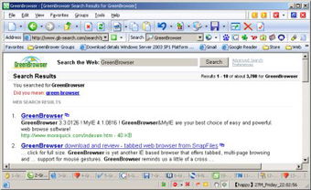 GreenBrowser 4 7 1016 альтернативный браузер