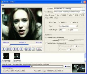 All Video Splitter 3 6 для резки видеофайлов