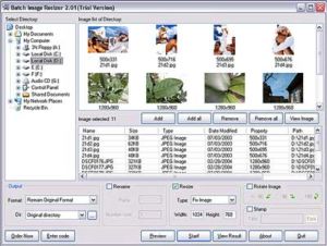 Batch Image Resizer 2 82 пакетное конвертирование