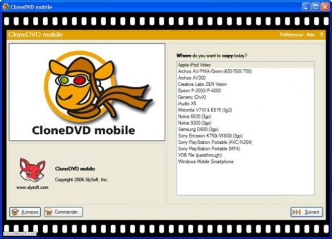 CloneDVD Mobile 1 1 2 0 мобильное видео