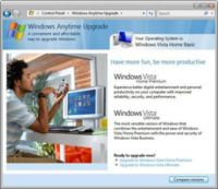 В Windows Vista появится система быстрого апгрейда