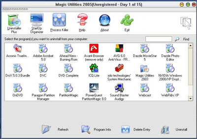 Magic Utilities 2006 4 32 оптимизация системы