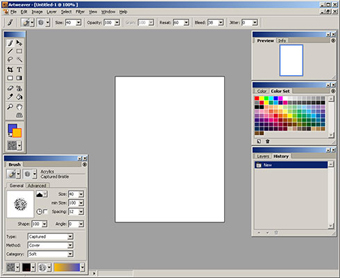 Artweaver 0 5 5 – бесплатная альтернатива Corel Painter