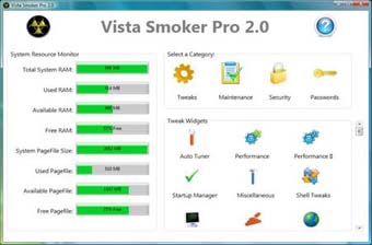 Vista Smoker Pro 2 0 оптимизатор для Vista