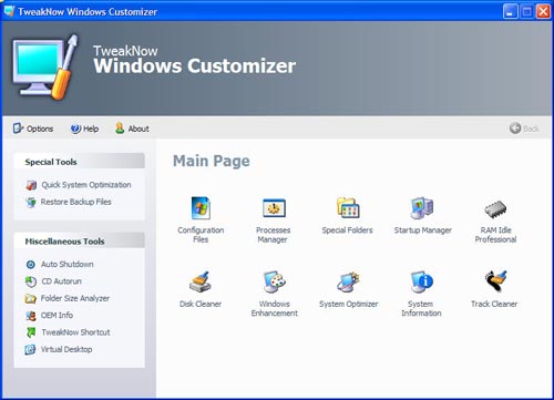 TweakNow Windows Customizer 1 01 новая программа для твикинга