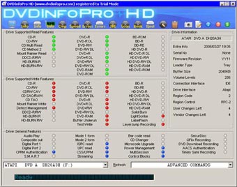 DVDINFOPro 5 200 сведения о диске