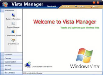 Vista Manager 2 02 оптимизатор для Vista