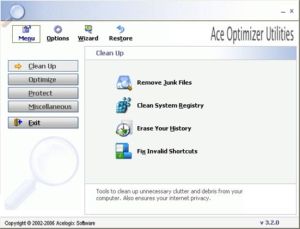 Ace Utilities 4 2 комплекс утилит для очистки системы
