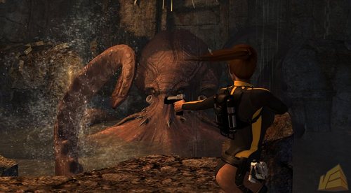 Огромные кальмары и подводные ужасы Tomb Raider Underworld
