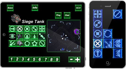 Управление StarCraft с iPad