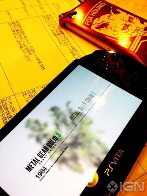 Metal Gear Solid HD Collection выйдет на PS Vita 