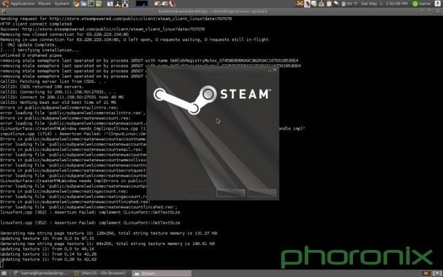 По словам Майкла Ларабела из Phoronix Valve разрабатывает Steam для Linux