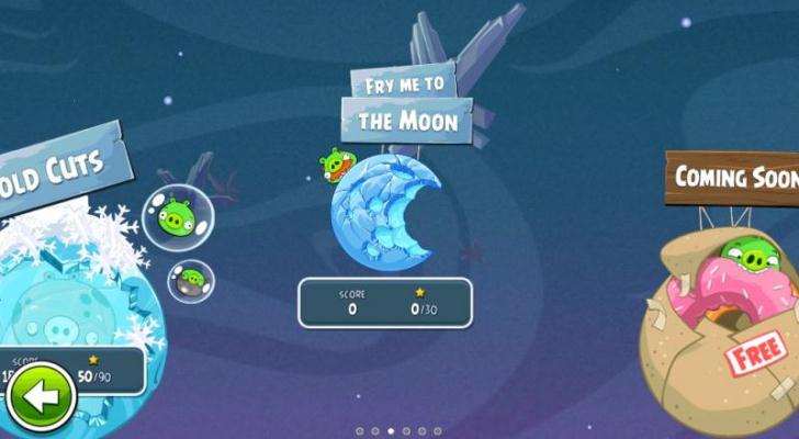Angry Birds Space для PlayBook получила новую планету