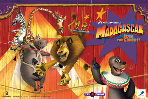DreamWorks выпустила игру Madagascar – Join the Circus для iOS