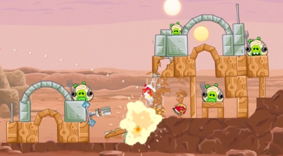 Видео дня официальный геймплейный трейлер Angry Birds Star Wars