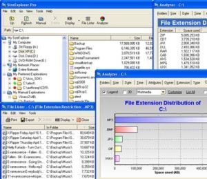 SizeExplorer Pro 3 8 4 управление свободным местом на HDD