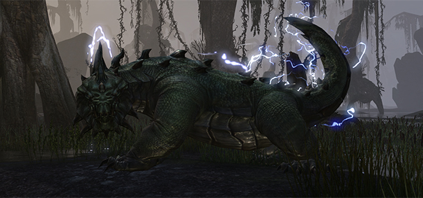 Разработчики TES Online рассказали о новом монстре рептилии вамасу